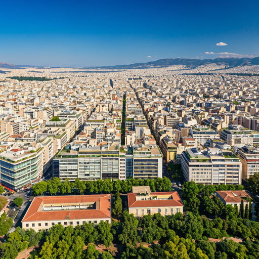 Εναέρια άποψη της Αθήνας